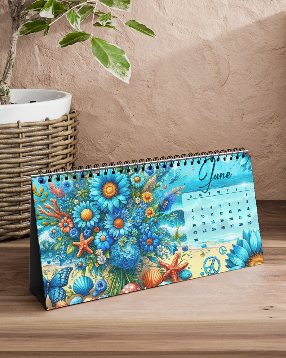 HIPPIE SOUL WILDFLOWERS 2024 DESK CALENDAR - TY2811233