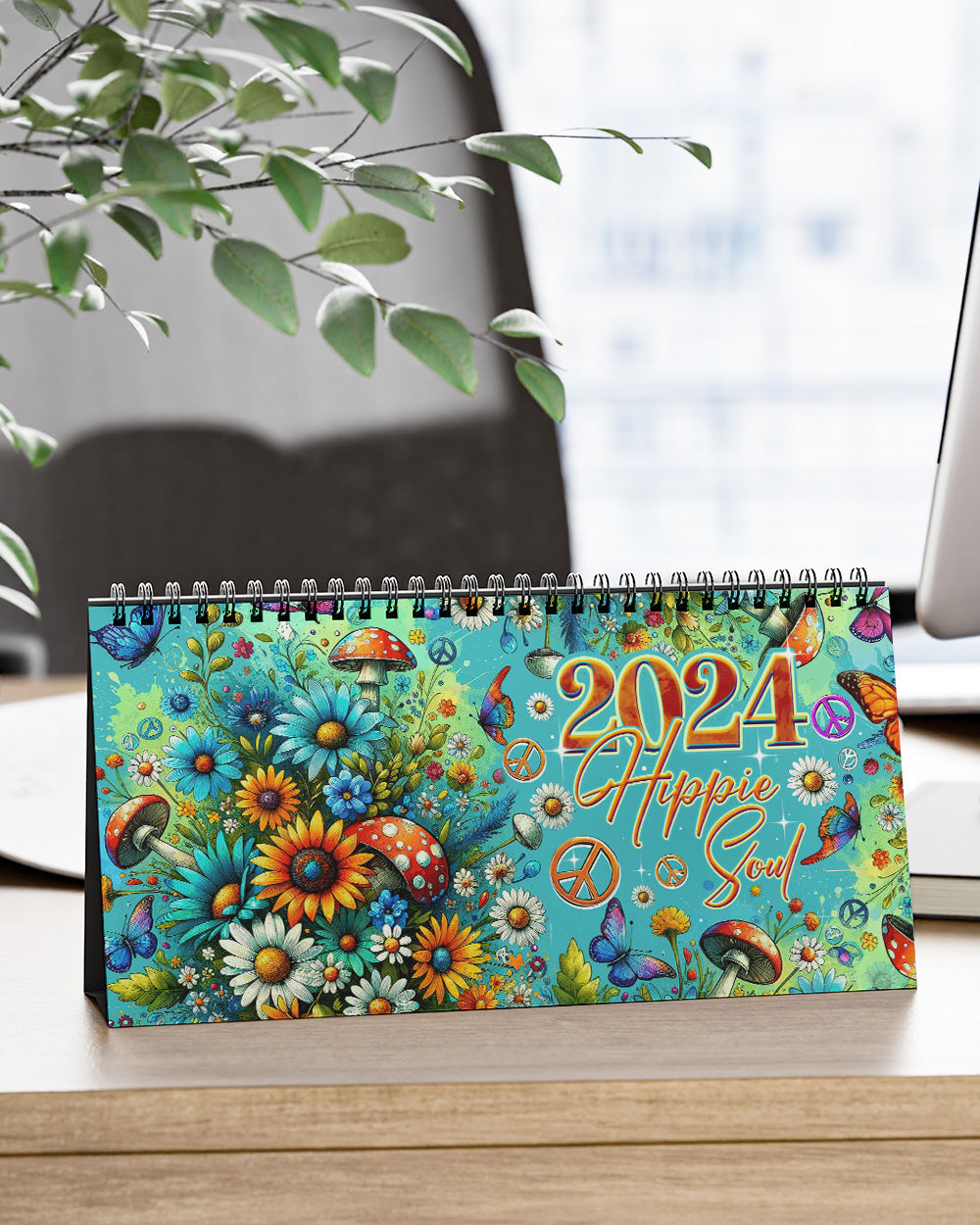 HIPPIE SOUL WILDFLOWERS 2024 DESK CALENDAR - TY2811233