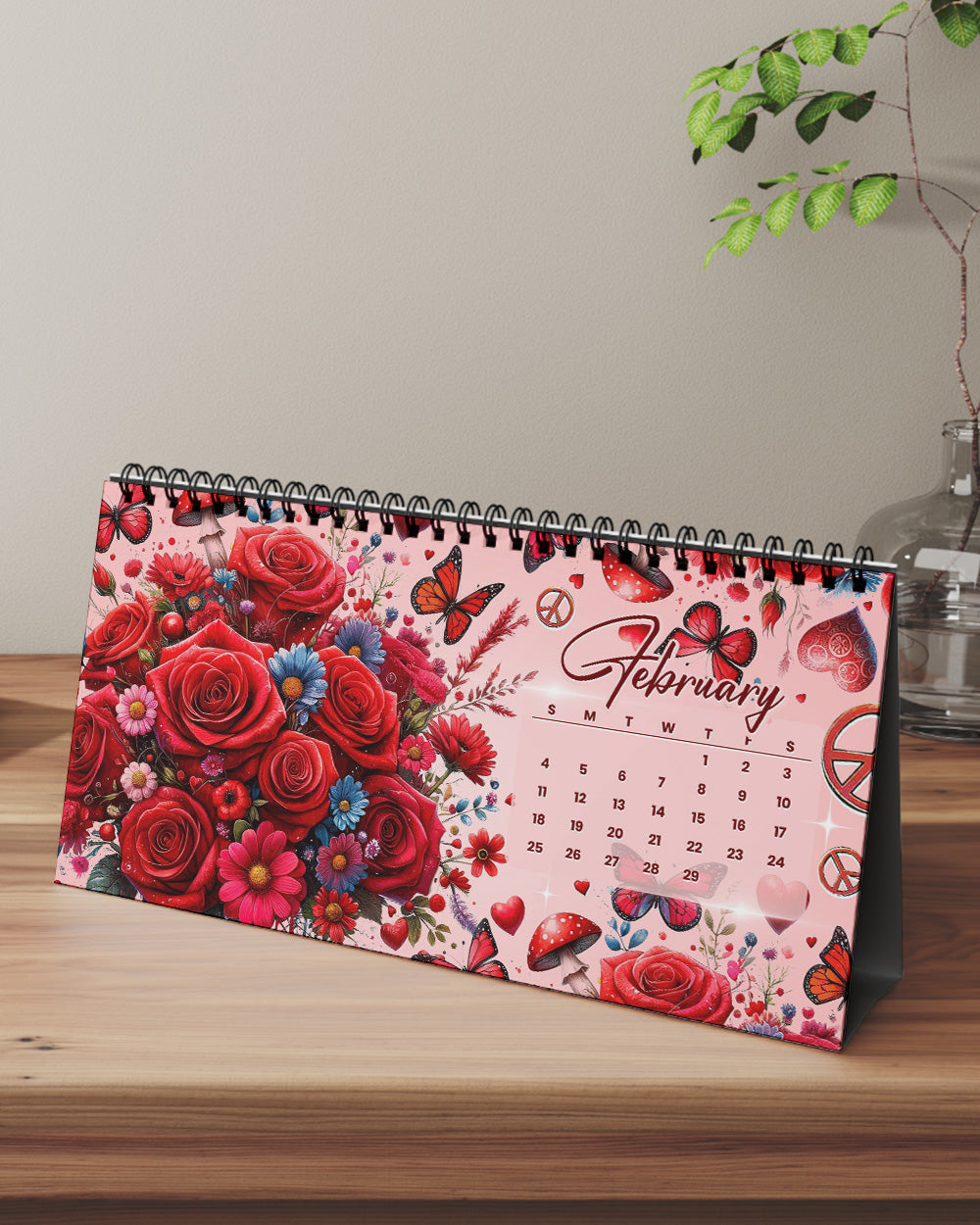 HIPPIE SOUL WILDFLOWERS 2024 DESK CALENDAR - TY2811233