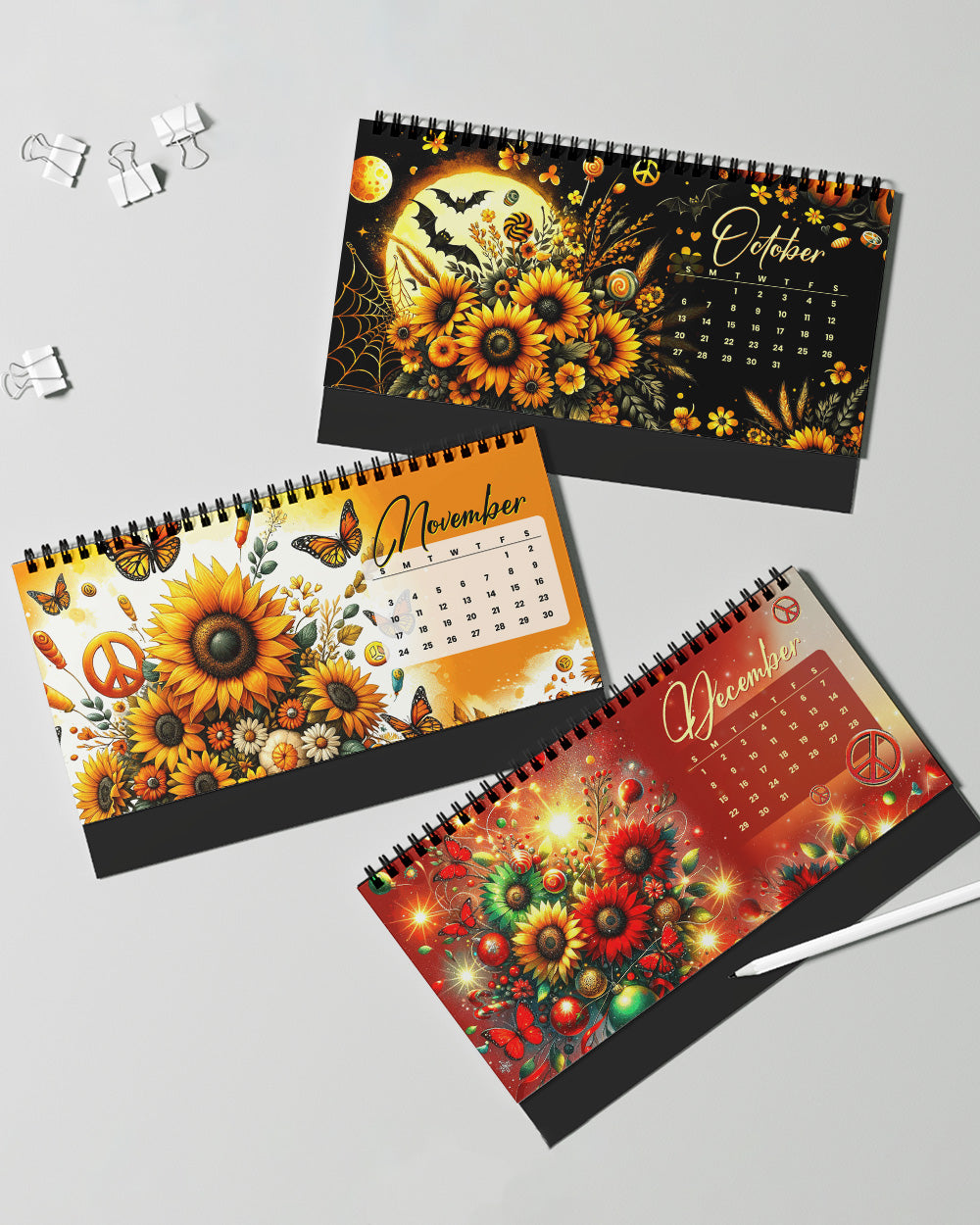 HIPPIE SOUL WILDFLOWERS 2024 DESK CALENDAR - TY2811233