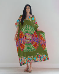 FLORAL KAFTAN DRESS - TLNZ2407232