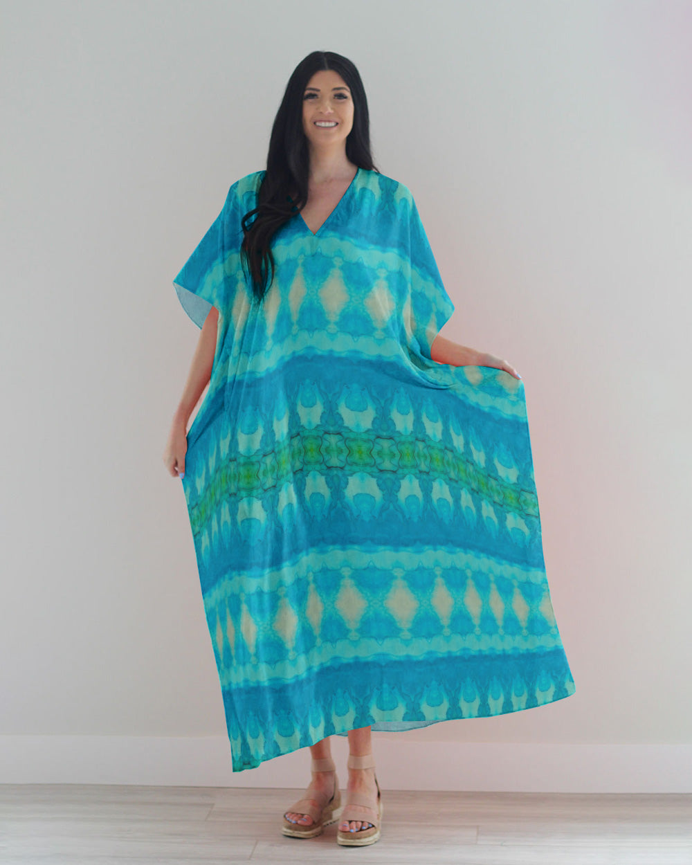 TIE DYE KAFTAN DRESS - TY1307236