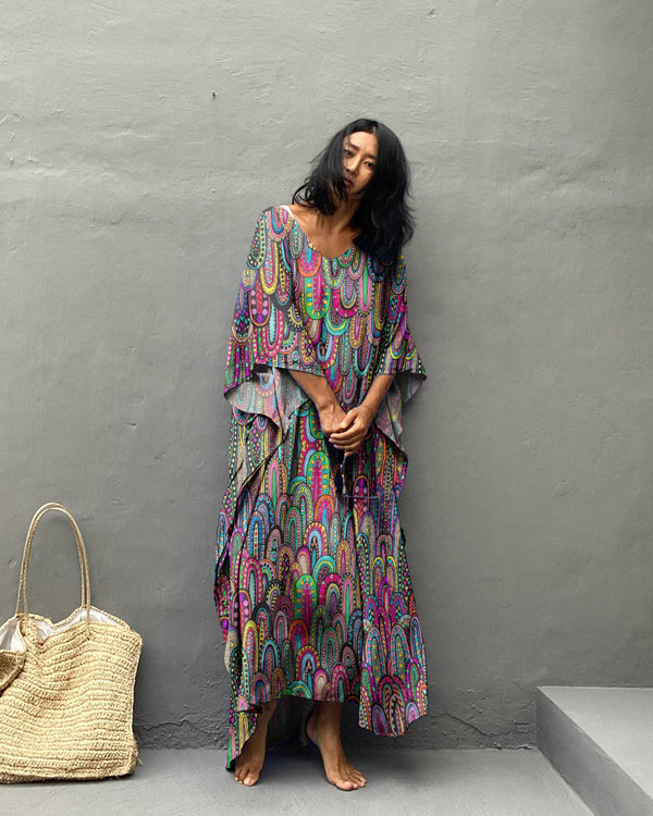 DRIPPY DRIGS KAFTAN DRESS - YHLN2107233