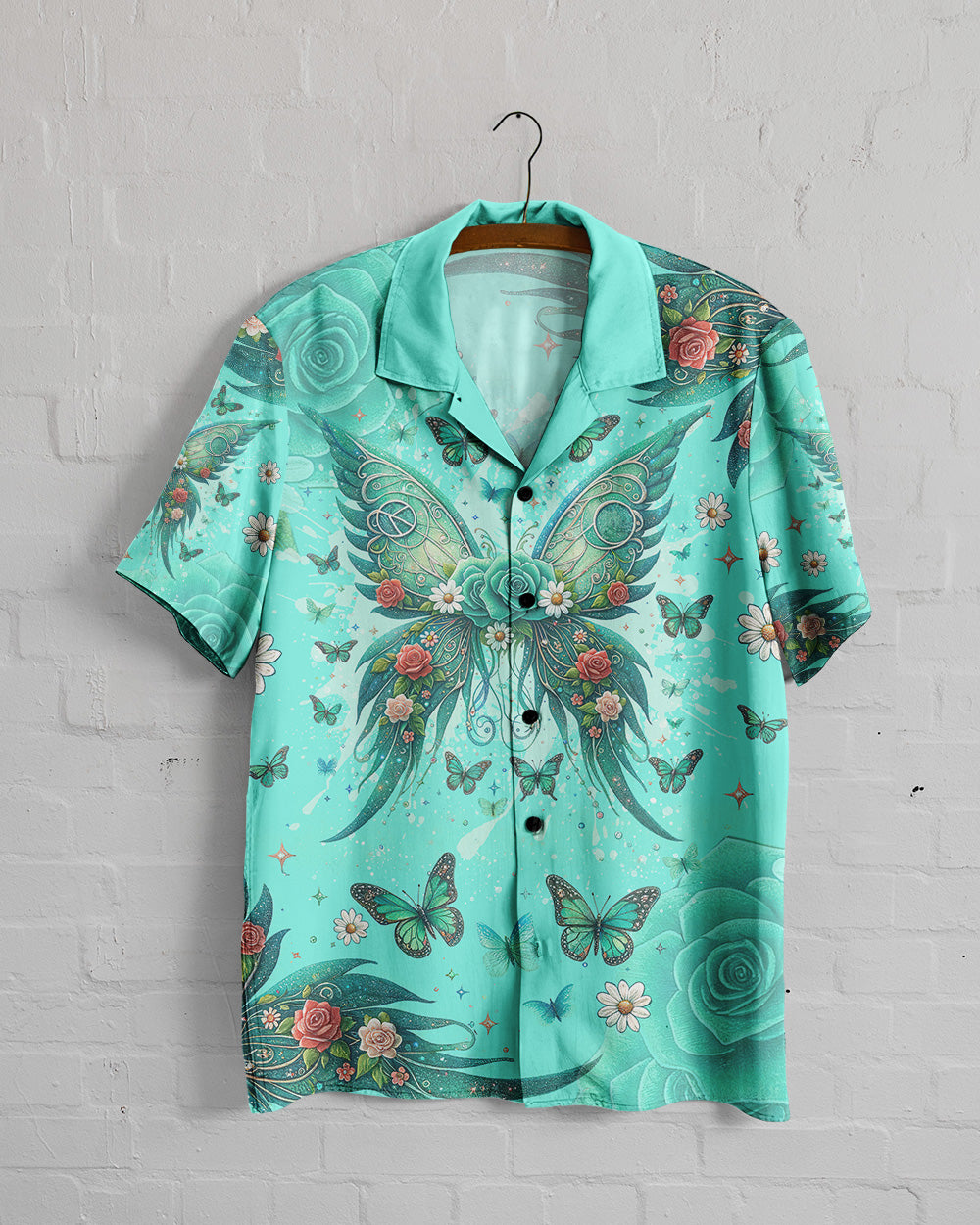 I BELIEVE THERE ARE ANGELS AMONG US WINGS HAWAIIAN SHIRT - TLNO2803248