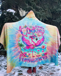 MAKE TODAY FLAMAZING SHERPA BLANKET HOODIE - TLTR1311244