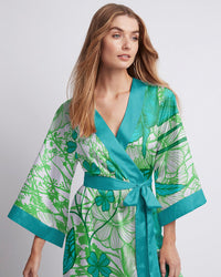 WILD FLORAL KIMONO ROBE - TLNO1208233