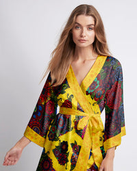 PEACE FLOWERS KIMONO ROBE - TLTW1708235