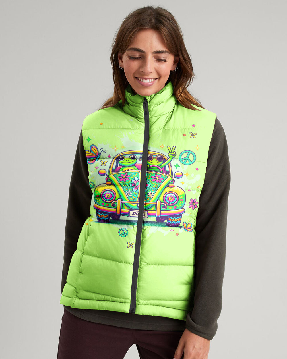 RUNNING AGAINST THE WIND FROG CAR PUFFER JACKET - TLNT1311244