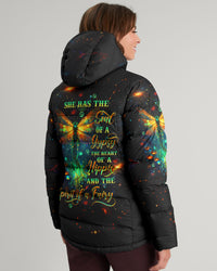 SPIRIT OF A FAIRY DRAGONFLY  PUFFER JACKET - TLTW1311242