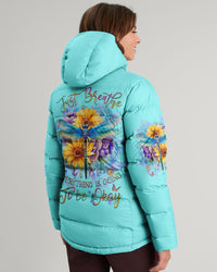 JUST BREATHE DRAGONFLY PUFFER JACKET - YHHG1211247