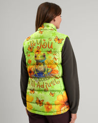 BE YOU THE WORLD WILL ADJUST FROG PUFFER JACKET - TLNO3110237