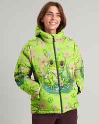 BE YOU THE WORLD WILL ADJUST FROG PUFFER JACKET - TLTW2709235