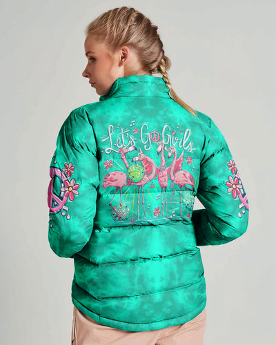 LET'S GO GIRLS FLAMINGO PUFFER JACKET - TY2009232