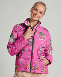 SANTA CLAUS IS COMING CHRISTMAS PUFFER JACKET - TY2310235