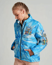 OLD HIPPIE TIE DYE PUFFER JACKET - TYTM0512235
