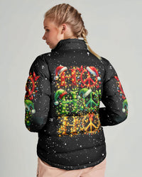 HOHOHO PEACE CHRISTMAS PUFFER JACKET - TYTM2310238