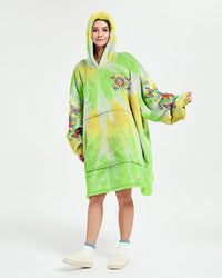 HERE COMES THE SUN SHERPA BLANKET HOODIE  - TLNZ1311242