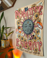 POSITIVE ENERGY SUN TAPESTRY - TLNT1807234