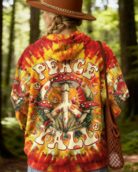 PEACE Y'ALL MUSHROOM ALL OVER PRINT - TLNO0411252