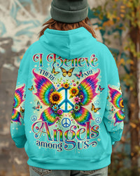 I BELIEVE THERE ARE ANGELS AMONG US WINGS ALL OVER PRINT - TLNO0603252