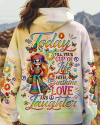 SUNSHINE LOVE AND LAUGHTER ALL OVER PRINT - TLNO0508242