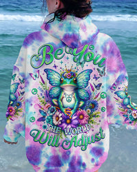 BE YOU THE WORLD WILL ADJUST FROG ALL OVER PRINT - TLNO0412231