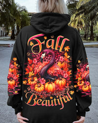 CHANGE IS BEAUTIFUL FLAMINGO AUTUMN ALL OVER PRINT - TLNO3107231