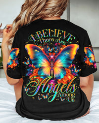 I BELIEVE THERE ARE ANGELS AMONG US BUTTERFLY ALL OVER PRINT - TLNO1807231