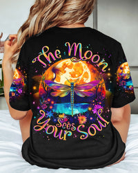 THE MOON SEES YOUR SOUL DRAGONFLY ALL OVER PRINT - TLNO0410231