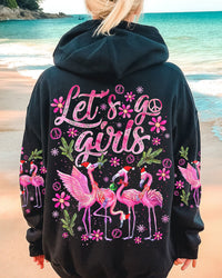 LET'S GO GIRLS FLAMINGO CHRISTMAS ALL OVER PRINT - TLNO0709232