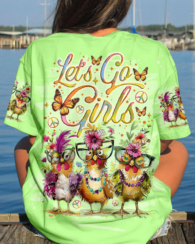 LET'S GO GIRLS CHICKEN ALL OVER PRINT - TLNO3105242