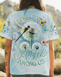 I BELIEVE THERE ARE ANGELS AMONG US DRAGONFLY ALL OVER PRINT - TLNO3007242