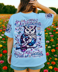 HELLO DARKNESS MY OLD FRIEND OWL ALL OVER PRINT - TLNO0307251