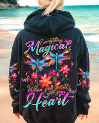 EVERYTHING IS MAGICAL DRAGONFLY ALL OVER PRINT - TLNO1409232