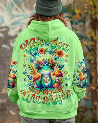 BE YOU THE WORLD WILL ADJUST FROG  ALL OVER PRINT - TLNO0802253
