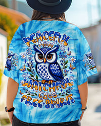 PEACEFUL MIND OWL ALL OVER PRINT - TLNO1007252