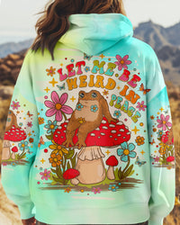 LET ME BE WEIRD IN PEACE FROG ALL OVER PRINT - TLNO2908241