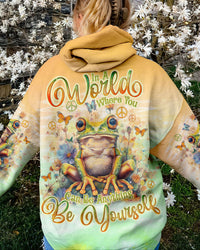 BE YOURSELF FROG ALL OVER PRINT - TLNO1103242