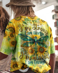I AM ENOUGH DRAGONFLY ALL OVER PRINT - TYTM1004241
