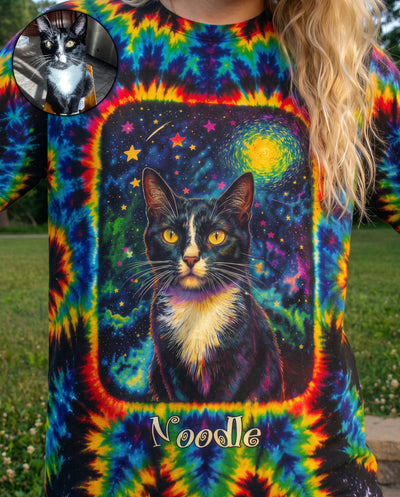 CUSTOM PET COSMIC RAINBOW BURST ALL OVER PRINT - KMTM1307261