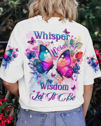 WHISPER WORDS OF WISDOM BUTTERFLIES ALL OVER PRINT - YHDU2606231