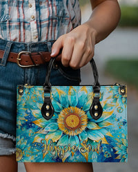 HIPPIE SOUL SUNFLOWER LEATHER HANDBAG - TYTM2503241