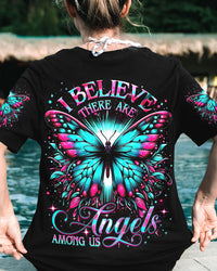 I BELIEVE THERE ARE ANGELS AMONG US BUTTERFLY ALL OVER PRINT - YHDU1406242