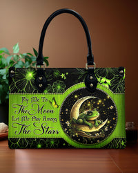 FLY ME TO THE MOON FROG LEATHER HANDBAG - YHDU2603244