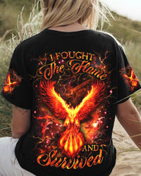 I FOUGHT THE FLAME AND SURVIVED PHOENIX ALL OVER PRINT - YHDU1005243