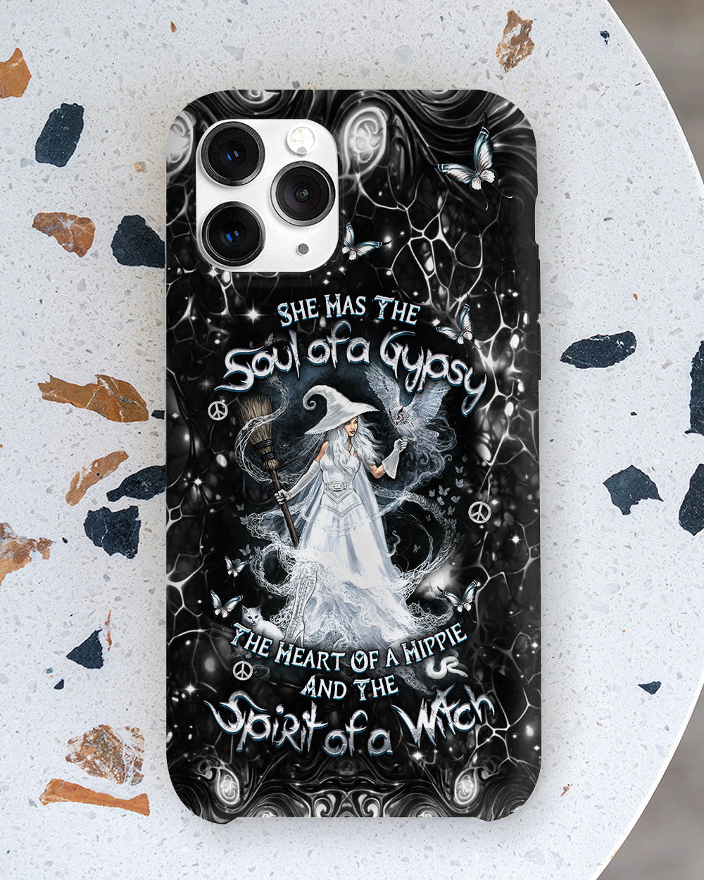 Witch's Essentials IPhone 15 Pro Case - Cute Spooky Halloween Design With Tarot, Crystals & Cats Witch's Essentials Halloween Phone Case Witch's Essentials IPhone 15 Pro Case - Cute Spooky Halloween Design With Tarot, Crystals & Cats Witch's Essentials Halloween Phone Case