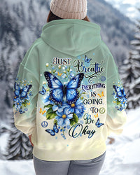 JUST BREATHE BUTTERFLY ALL OVER PRINT - YHDU0402253
