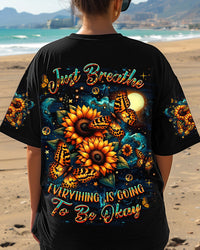 JUST BREATHE BUTTERFLY ALL OVER PRINT - YHDU1104251