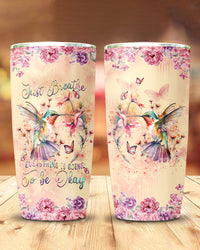 JUST BREATHE HUMMINGBIRD TUMBLER - YHDU2803243