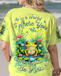 BE KIND FROG ALL OVER PRINT - YHDU2207242